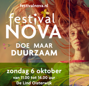 Poster festival nova 6 oktober de lind oisterwijk