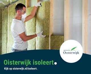 Oisterwijk isoleert. Kijk op www.oisterwijk.nl/isoleert